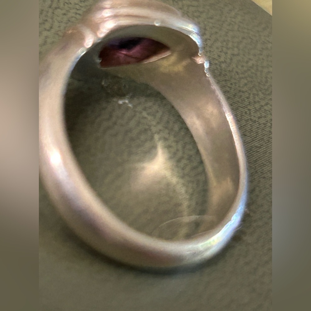 Solid 925 Amethyst Ring - image 4